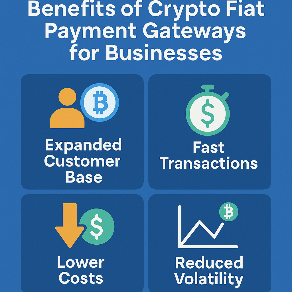 Benefits of crypto fiat payment gateways for businesses