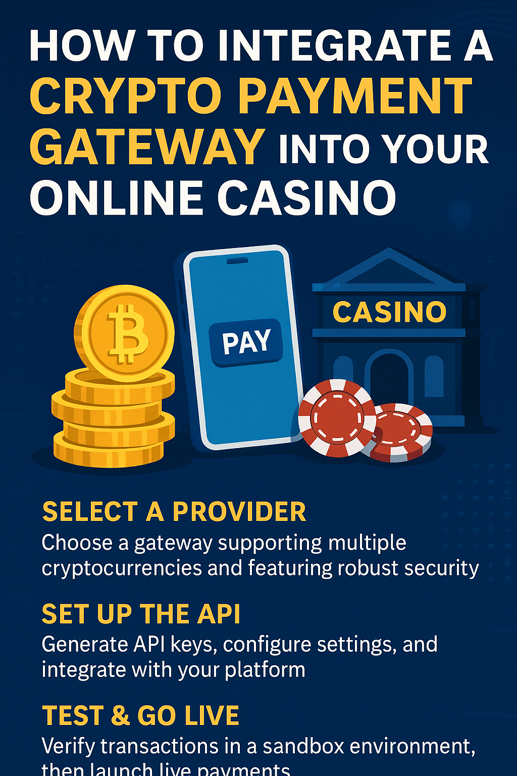 How to Integrate Crypto Payment Gateway Into Your Online Casino