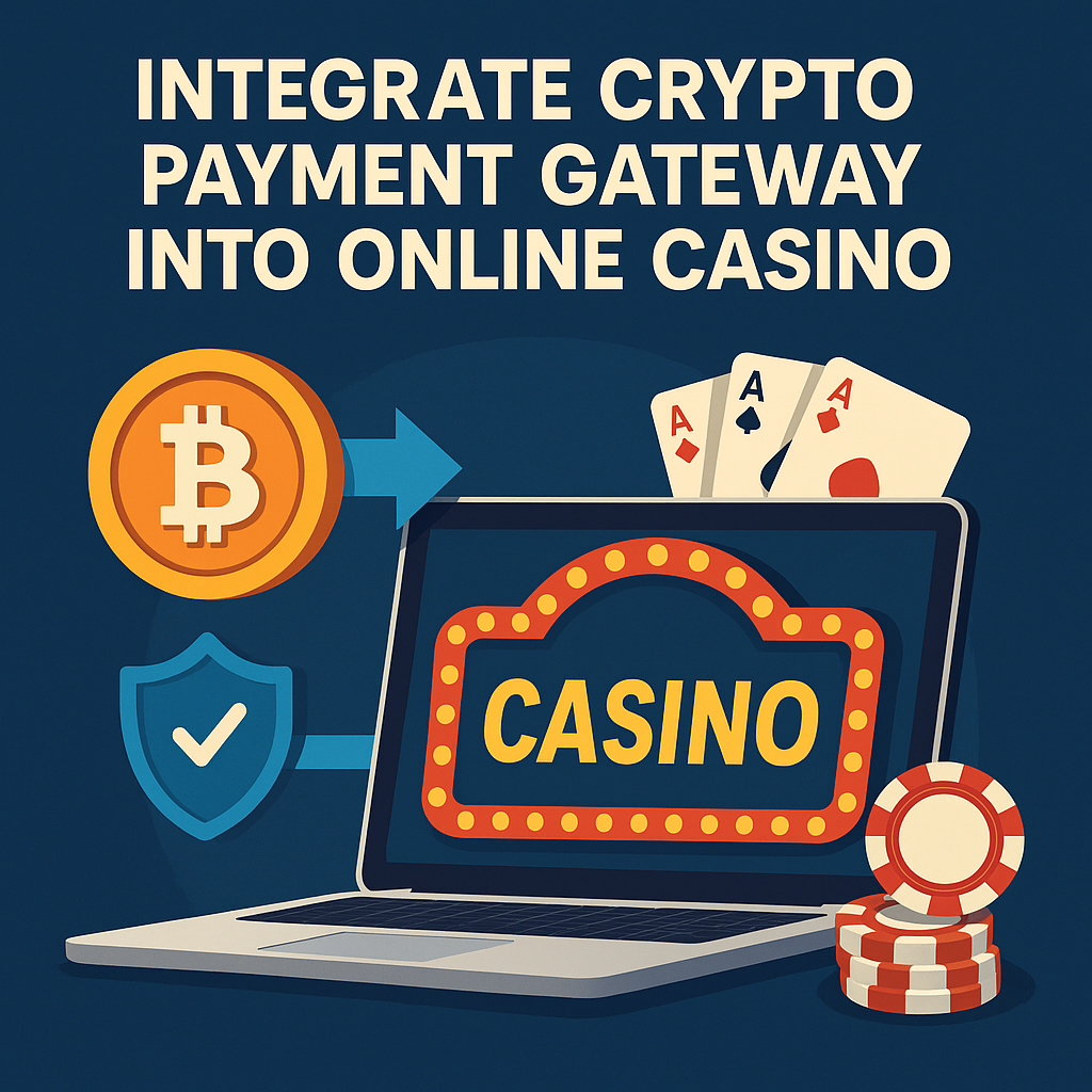 Integrate crypto payment gateway into online casino