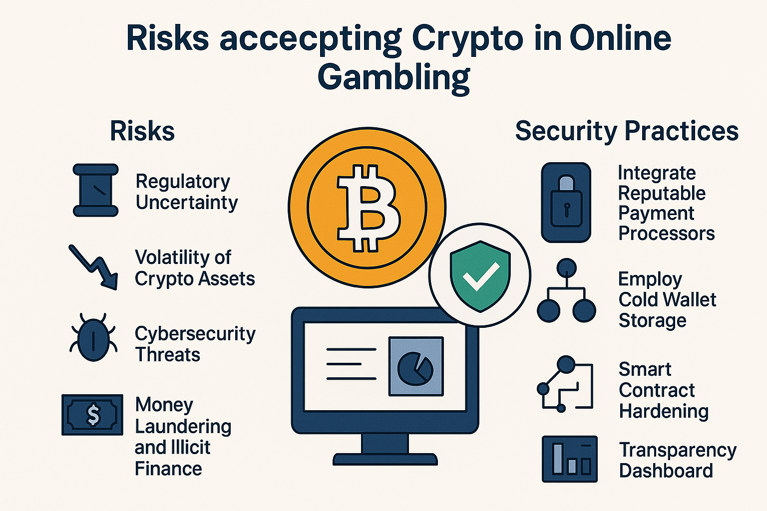 Risks and Security Practices When Accepting Crypto in Online Gambling