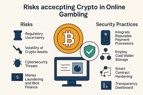 Risks-and-Security-Practices When Accepting Crypto in Online Gambling