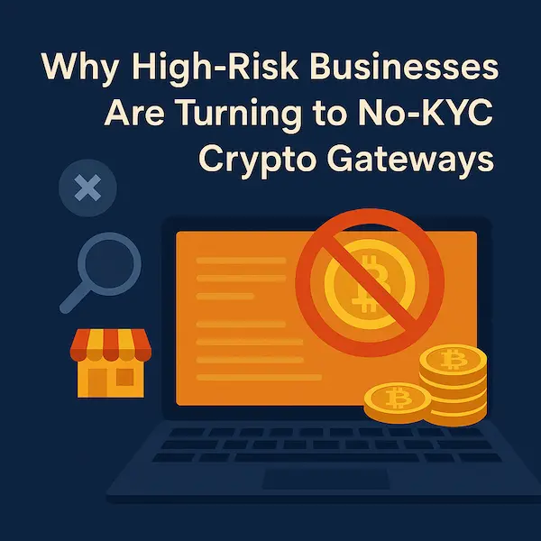 Why High-Risk Businesses Are Turning to No-KYC Crypto Gateways