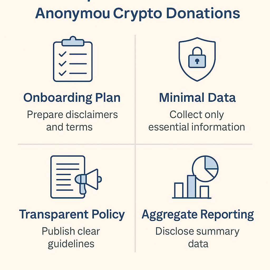Best Practices for Nonprofits Accepting Anonymous Crypto Donations