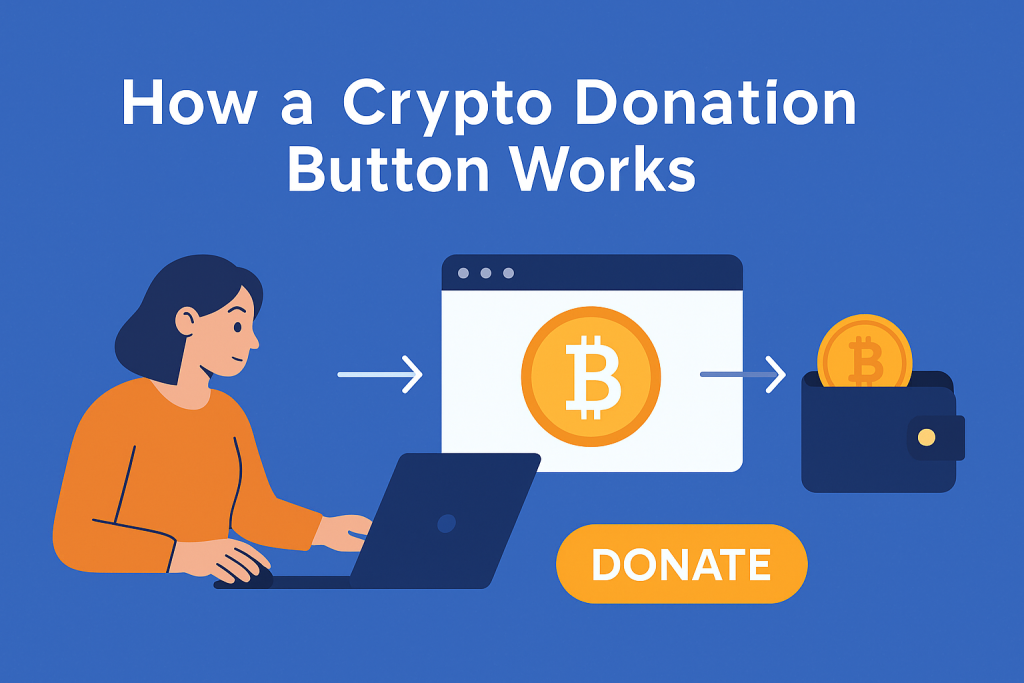 How a Crypto Donation Button Works