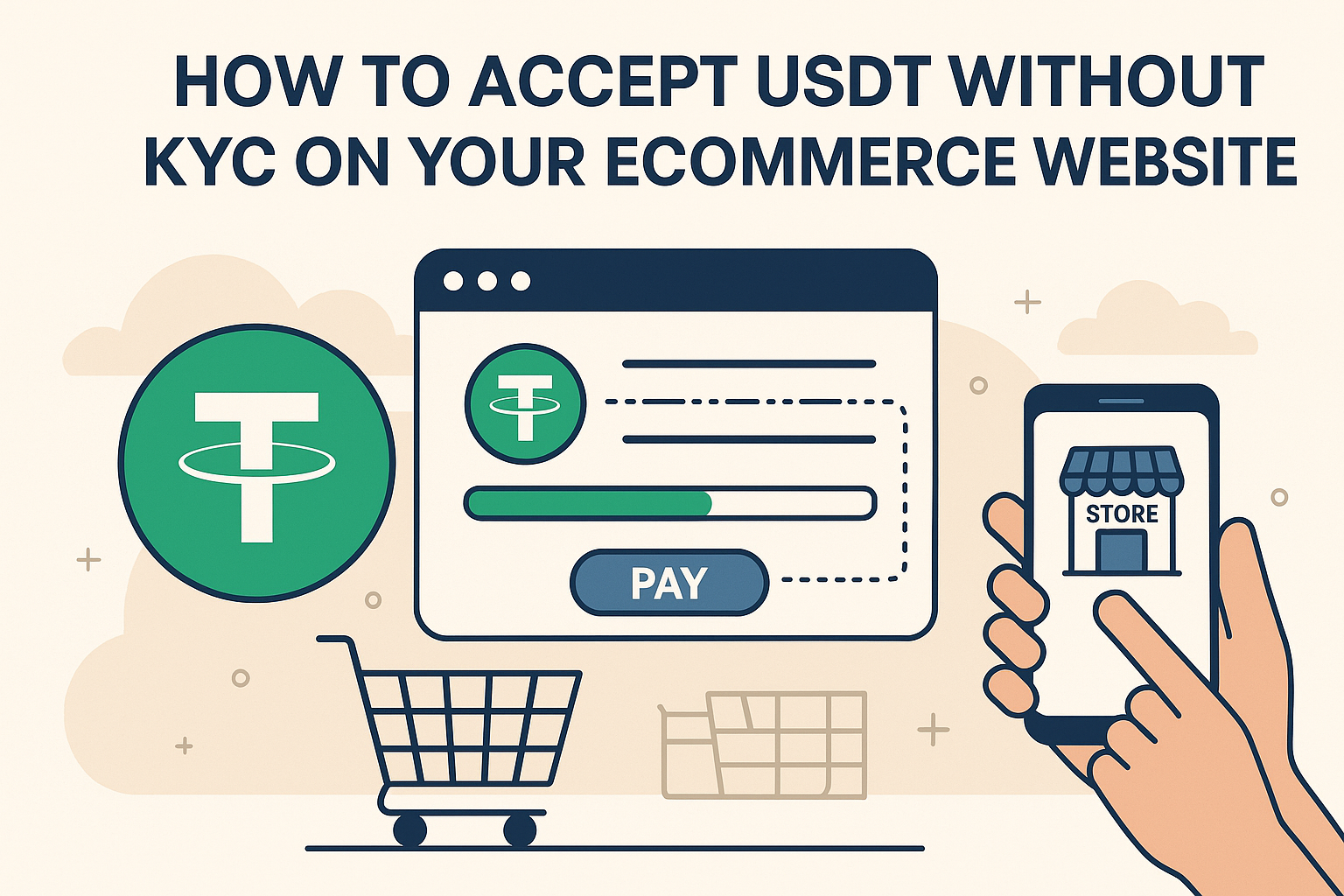 How to Accept USDT Without KYC on Your eCommerce Website