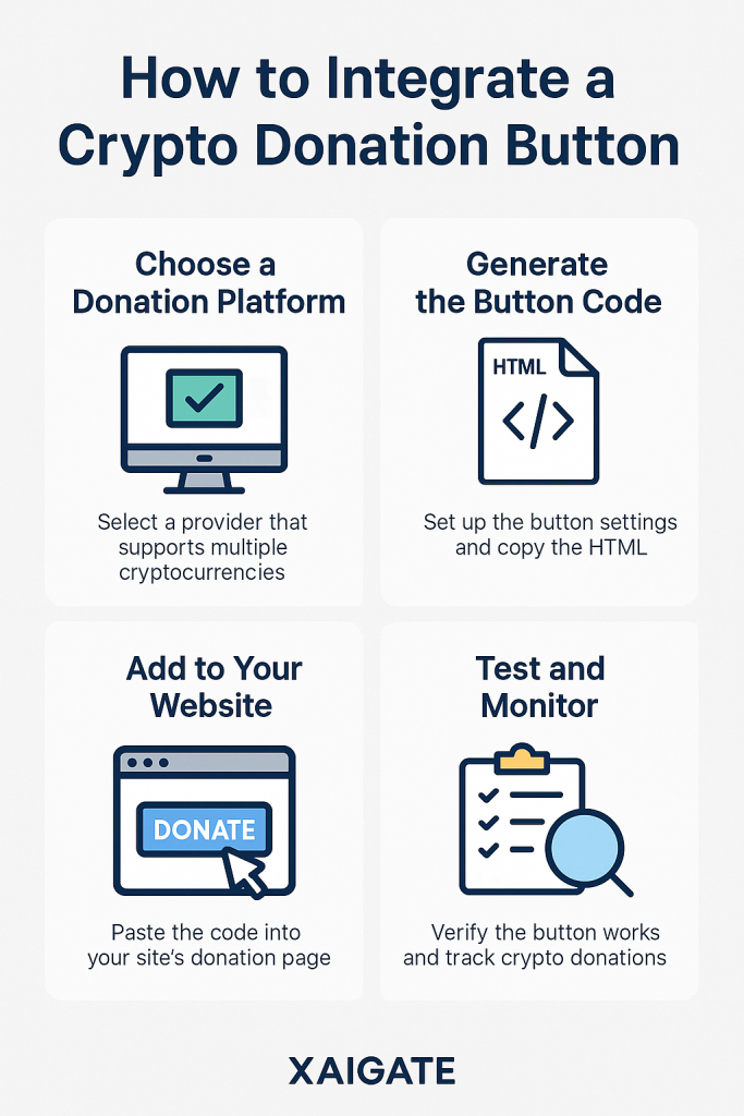 How to Add a Crypto Donation Button to Your Nonprofit Website