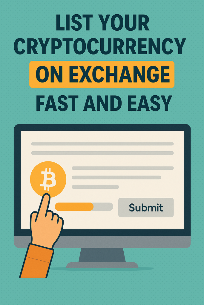 List Your Cryptocurrency on Exchange Fast and Easy