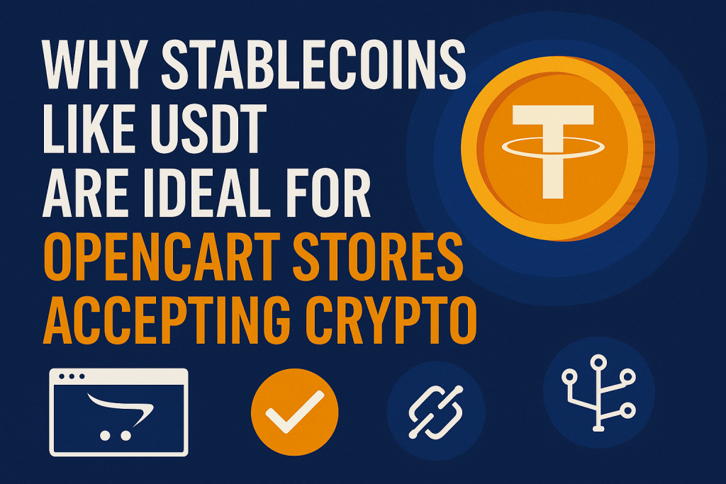 Why Stablecoins Like USDT Are Ideal for OpenCart Stores Accepting Crypto