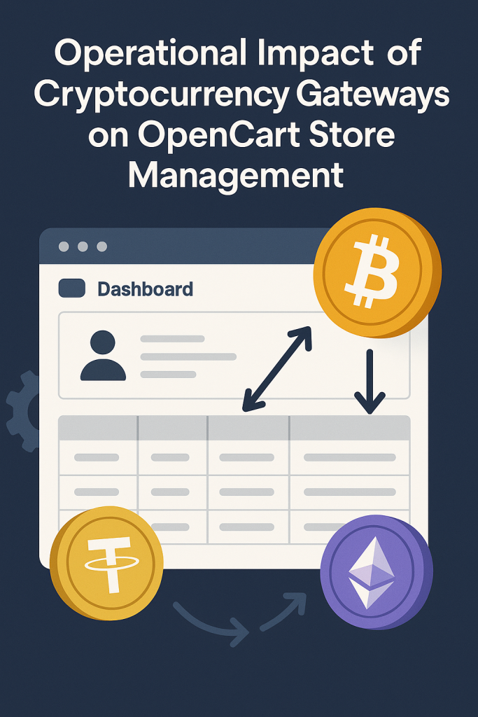 Operational Impact of Cryptocurrency Gateways on OpenCart Store Management