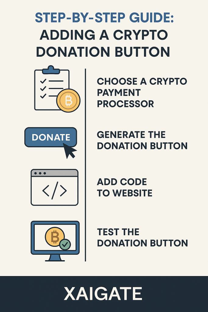 Step-by-Step Guide: Adding a Crypto Donation Button