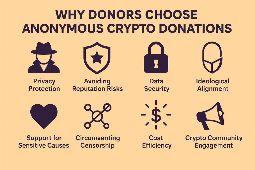 Why Donors Choose Anonymous Crypto Donations