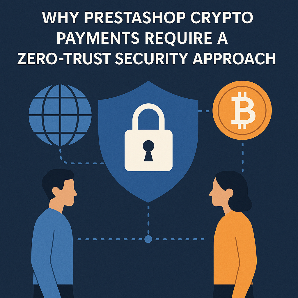Why PrestaShop Crypto Payments Require a Zero-Trust Security Approach