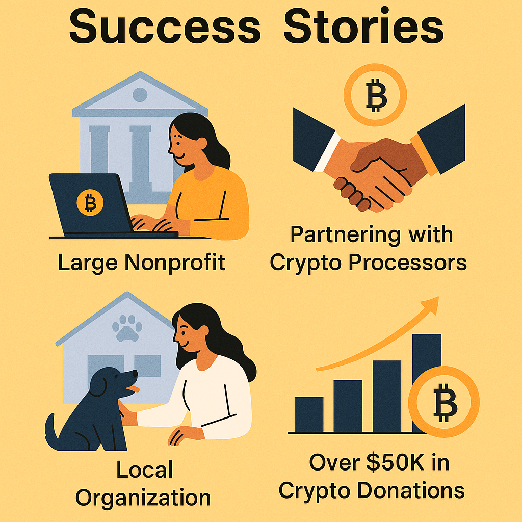 Case Studies and Success Stories When Accept Crypto Donations