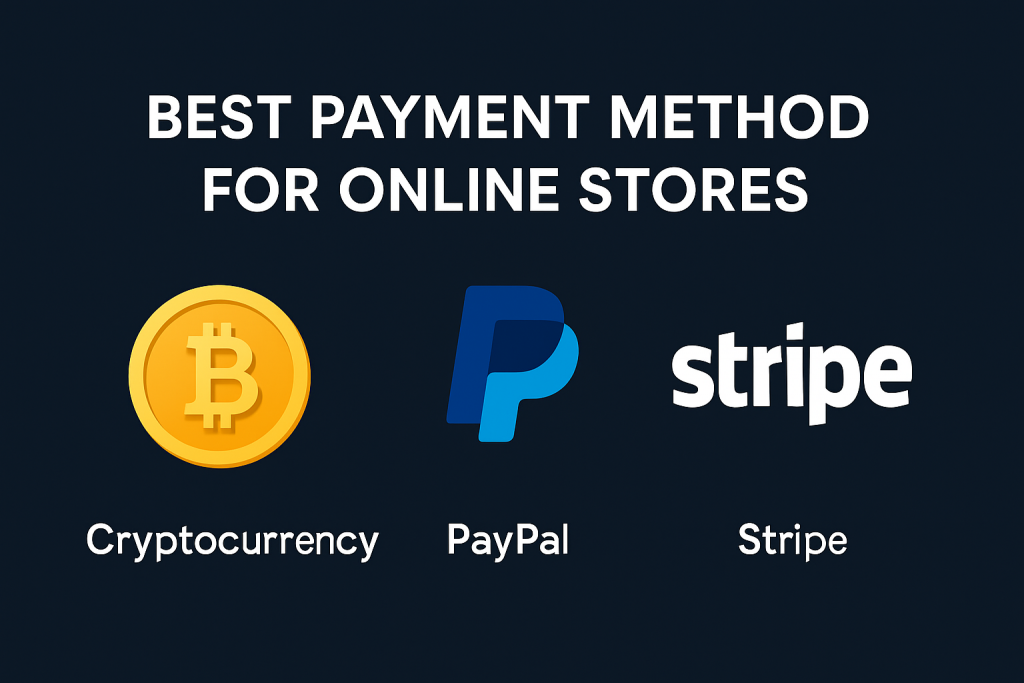 Choosing the Best Payment Method for Online Stores in 2025: Crypto, PayPal, or Stripe