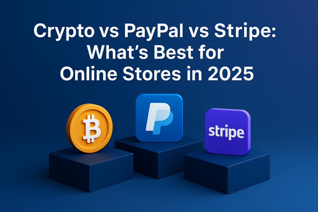 Crypto vs PayPal vs Stripe: What's Best for Online Stores in 2025