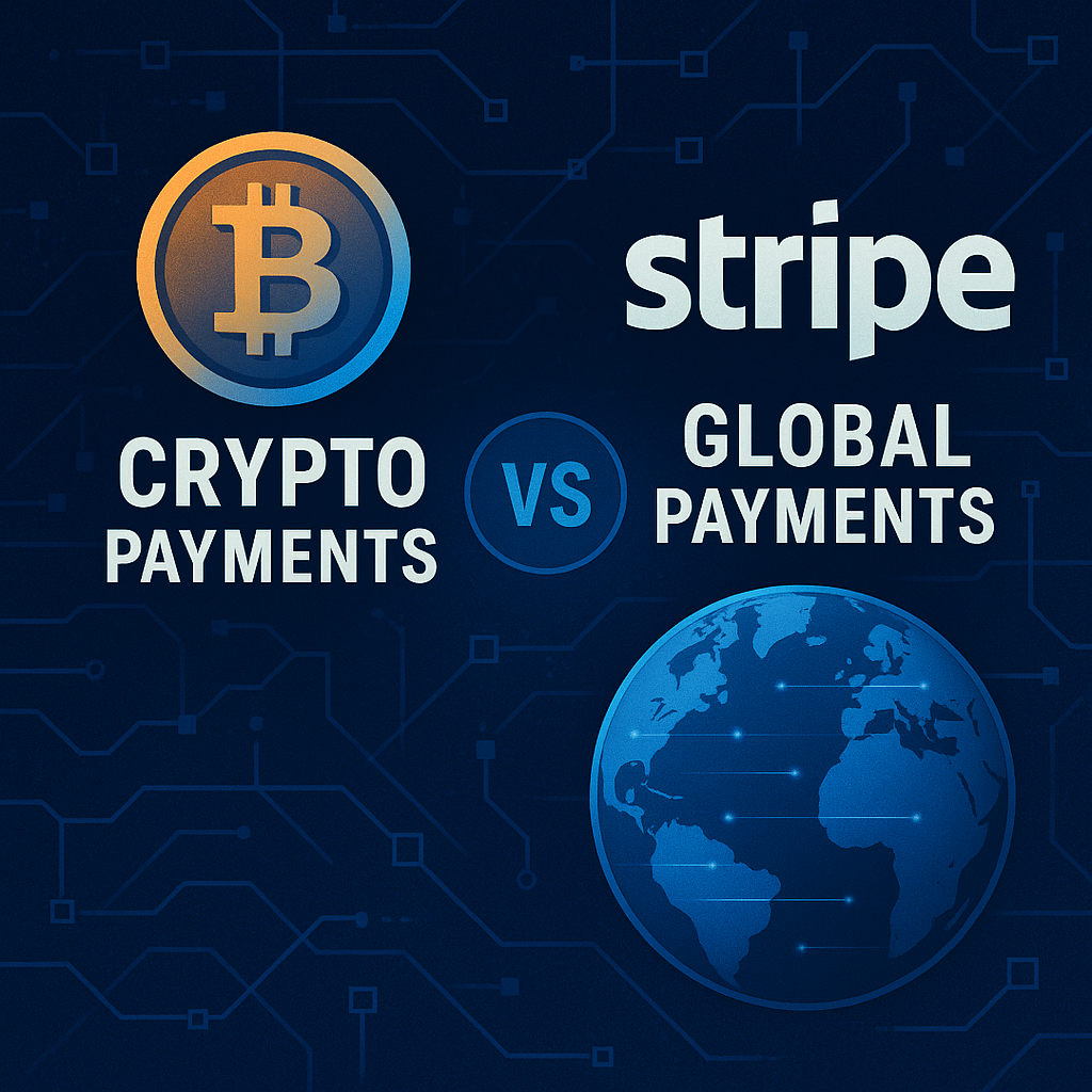 Global payments with crypto