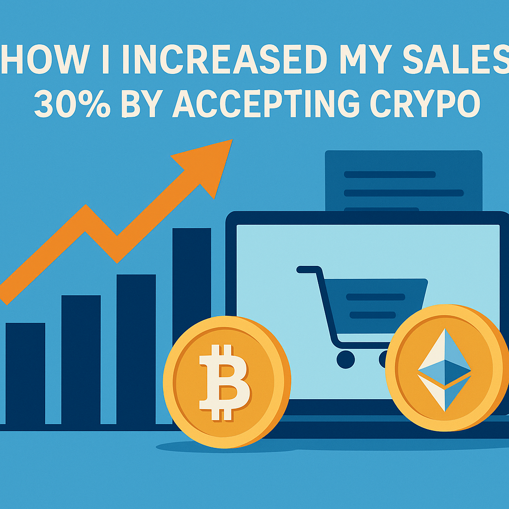 I Increased My Sales 30% by Accepting Crypto