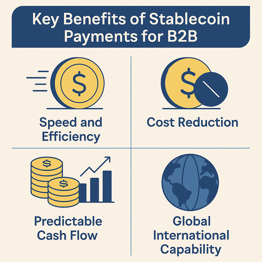 Key Benefits of Stablecoin Payments for B2B