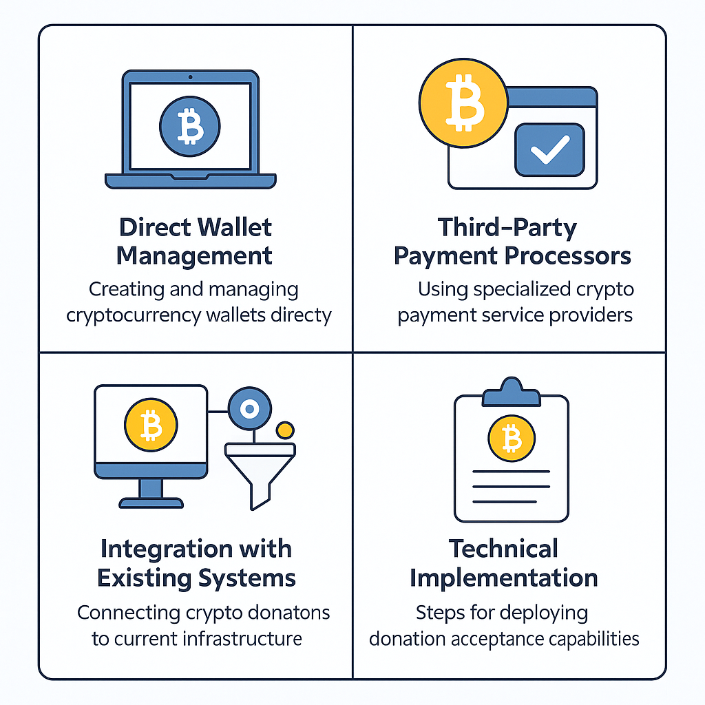 Setting Up Cryptocurrency Donation Systems