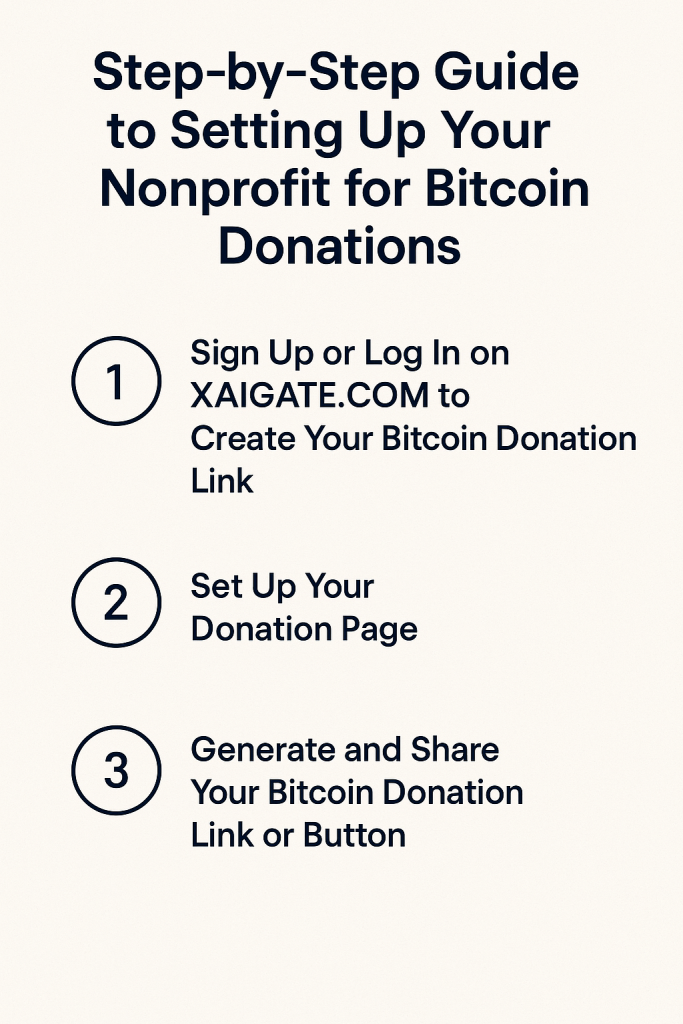 Step-by-step guide to Setting Up Your Nonprofit for Bitcoin