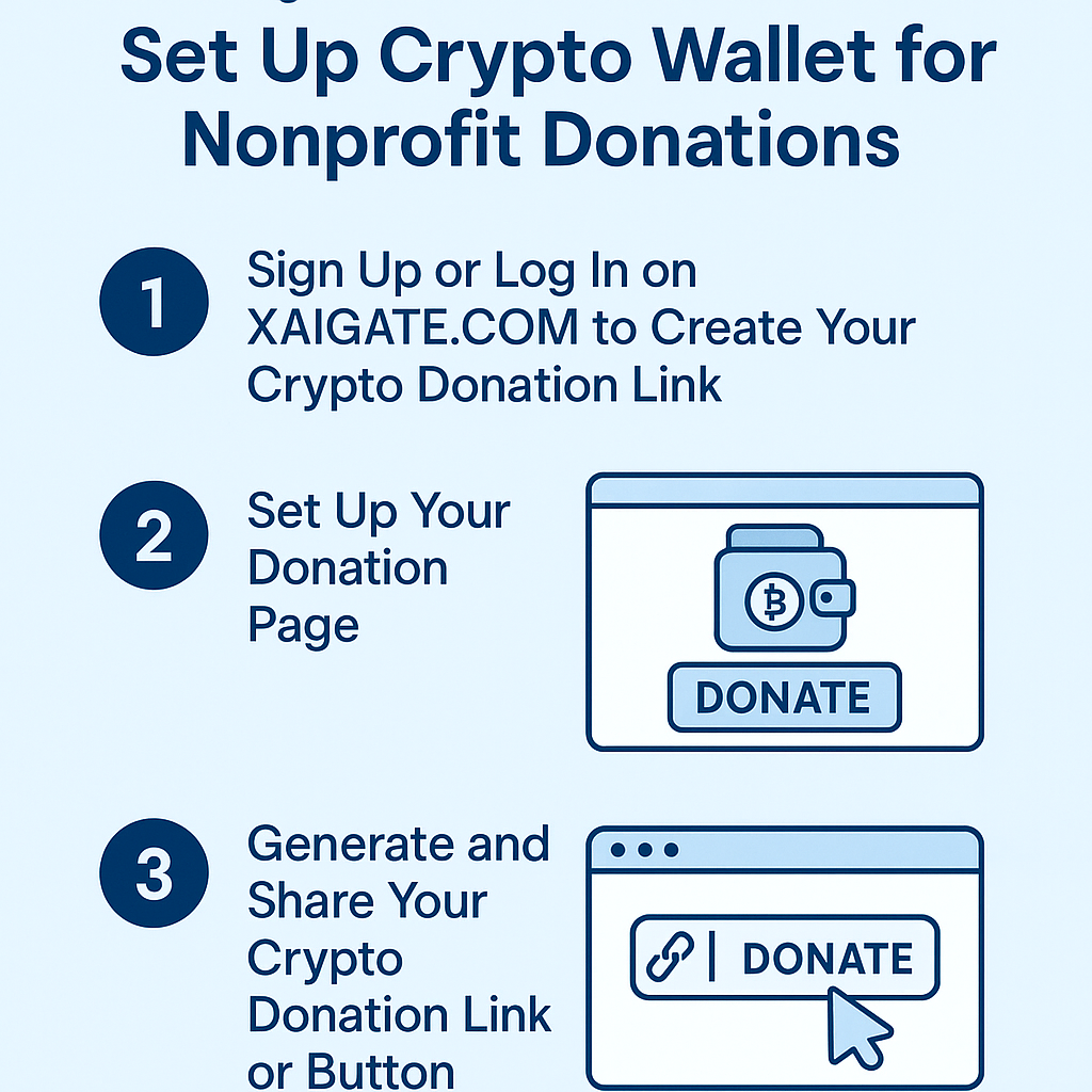 Setup Crypto Wallet for Nonprofit Donations 1 Step-by-step guide to setup crypto wallet for Nonprofit Donations