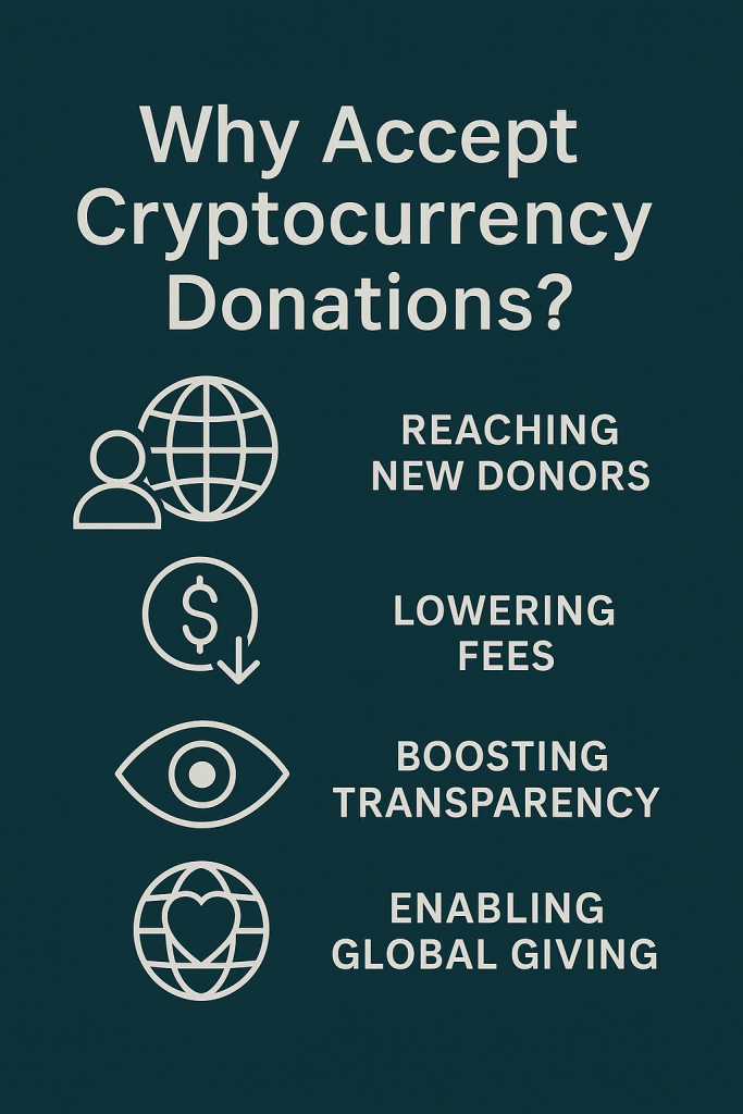 Why Accept Cryptocurrency Donations