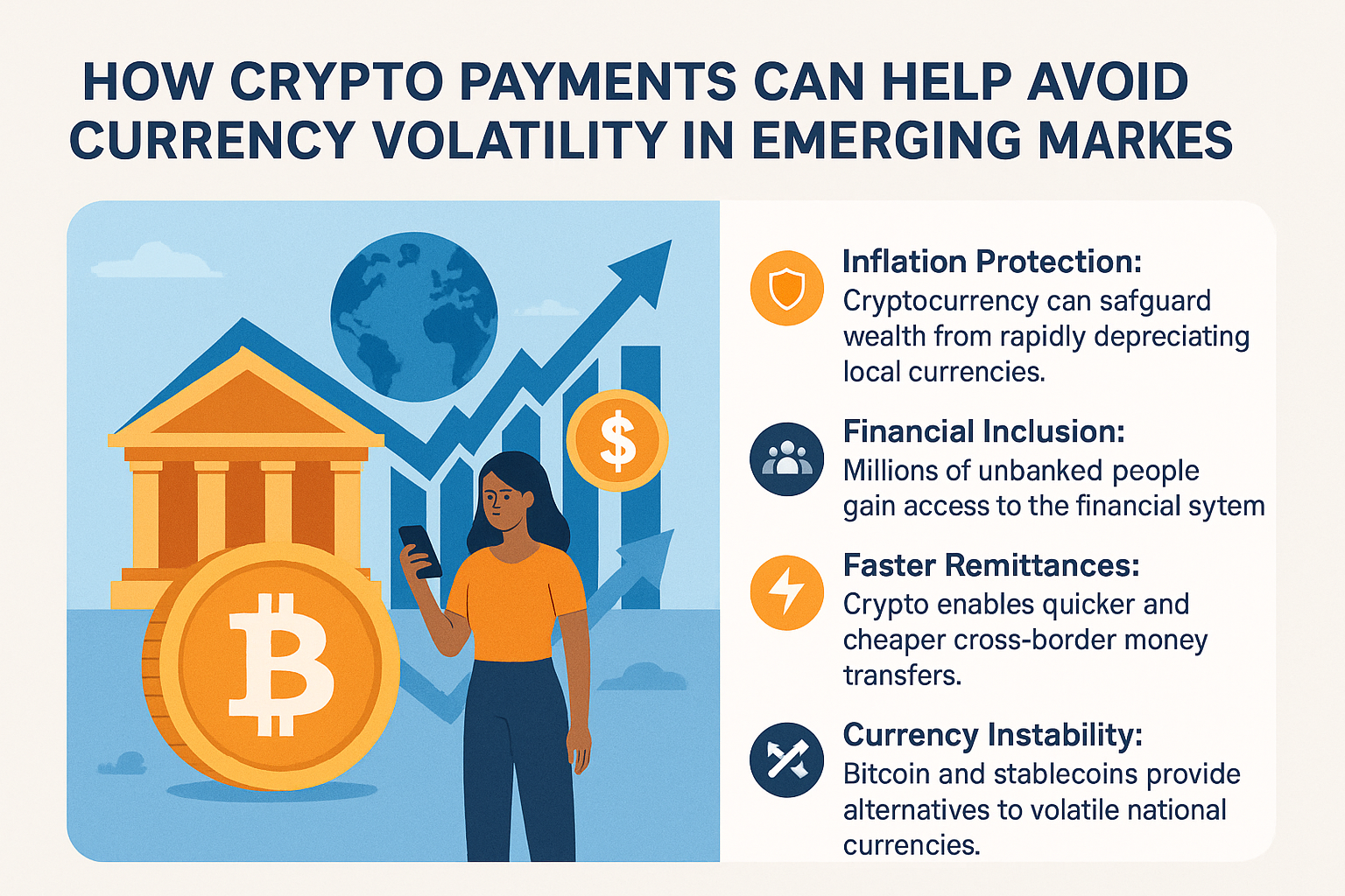 Why How Crypto Payments Can Help Avoid Currency Volatility in Emerging Markets