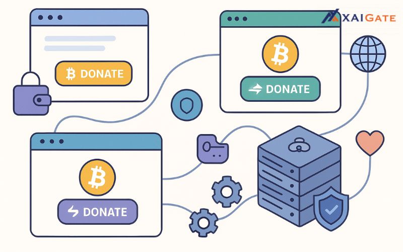 bitcoin donation button