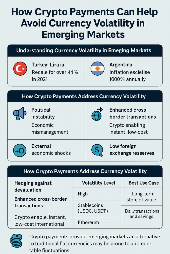Why How Crypto Payments Can Help Avoid Currency Volatility in Emerging Markets 1 Why How Crypto Payments Can Help Avoid Currency Volatility in Emerging Markets