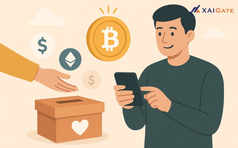 receive crypto donations
