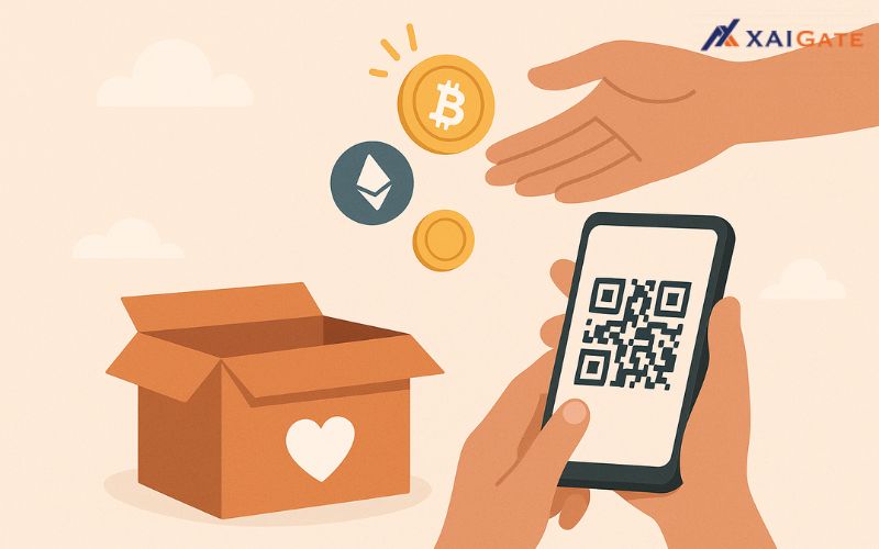 receive crypto donations