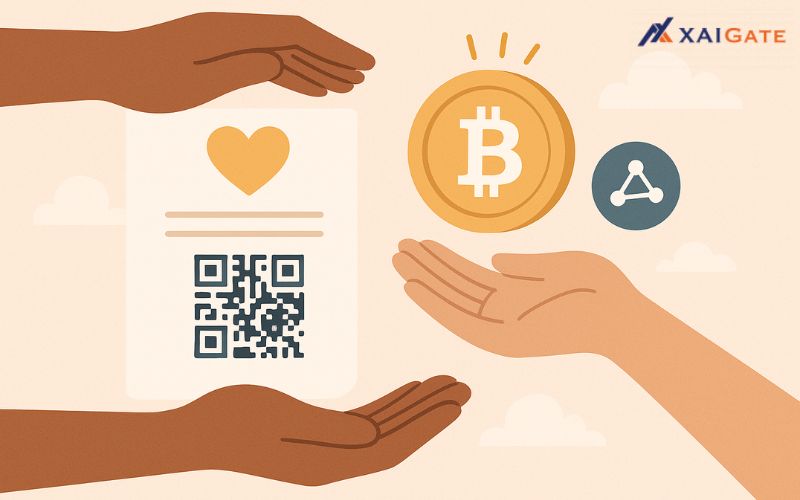 receive crypto donations