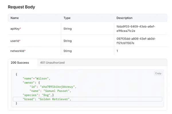 API Create New Wallet Address