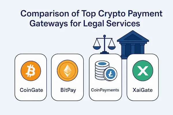 Comparison of Top Crypto Payment Gateways for Legal Services