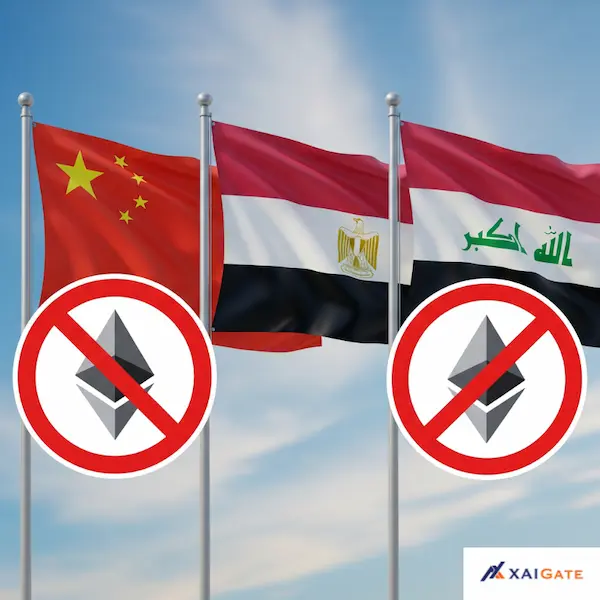 A warning about the risks for NGOs that want to Accept Crypto Without a License in countries with hostile or outright banning policies like China, Egypt, and Iraq.