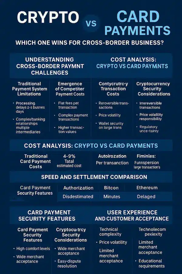 Crypto vs Card Payments: Which One Wins for Cross-Border Business