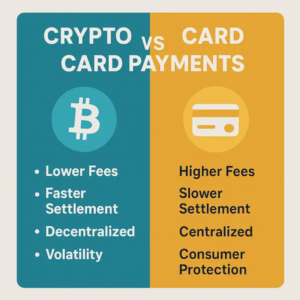 Crypto vs Card Payments