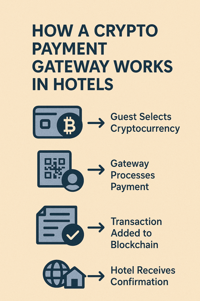How a Crypto Payment Gateway Works in Hotels