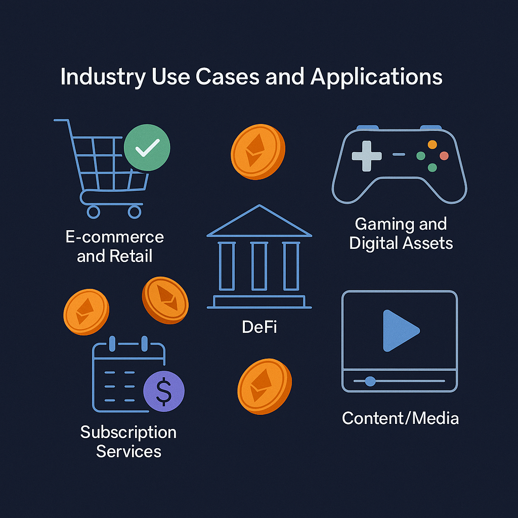 Invisible Crypto Payments: Industry Use Cases and Applications