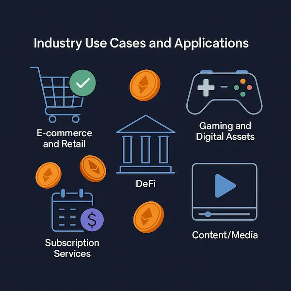 Invisible Crypto Payments: Industry Use Cases and Applications