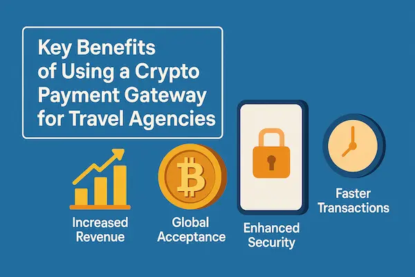 Key Benefits of Using a Crypto Payment Gateway for Travel Agencies
