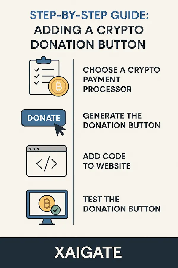 Step-by-Step Guide: Adding a Crypto Donation Button
