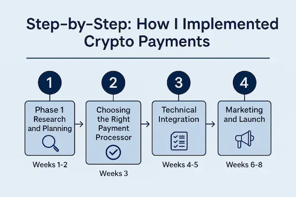 Step-by-Step: How I Implemented Crypto Payments