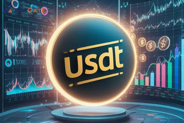 USDT (Tether) is an example of a stablecoin, pegged to the US dollar to maintain a stable value