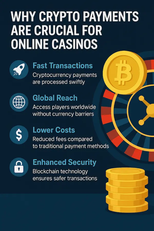 Why Crypto Payments Are Crucial for Online Casinos