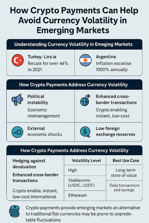 Why How Crypto Payments Can Help Avoid Currency Volatility in Emerging Markets
