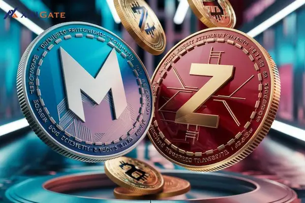 some coins like Monero and Zcash are able to hide transaction details through privacy features
