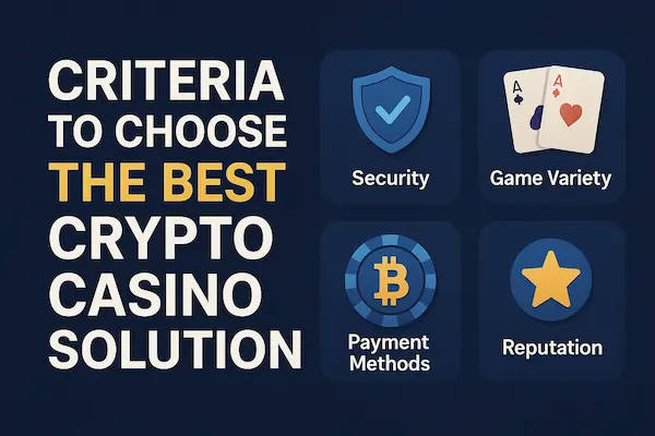 Criteria to Choose the Best Crypto Casino Solution