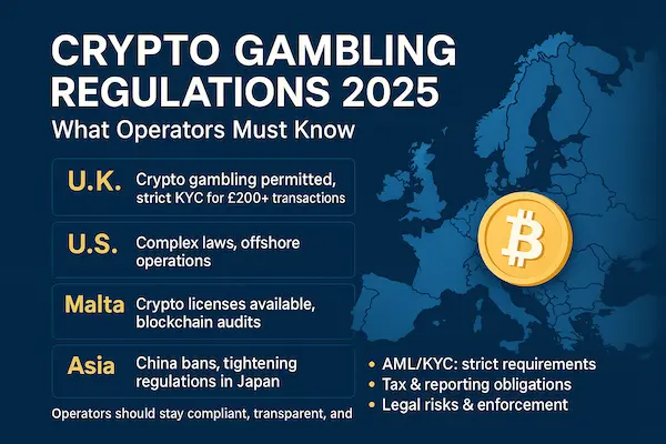 Crypto Gambling Regulations 2025: What Operators Must Know