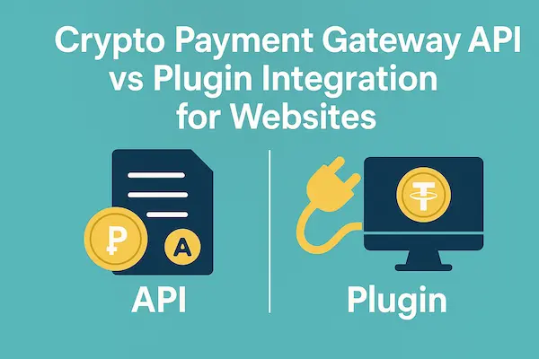 Crypto payment gateway API vs Plugin Integration for Websites